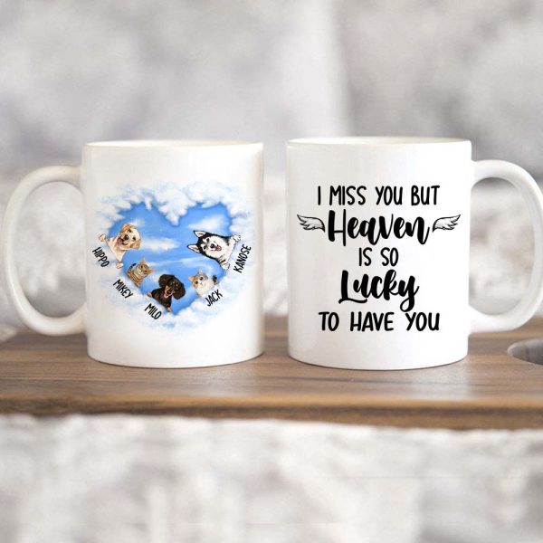 Personalized Dog, Cat Memorial Coffee Mug Gifts - What The Entrance To Heaven Must Look Like Online