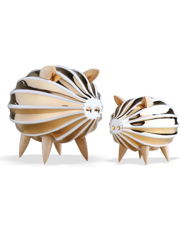 Piggy Bank CERAMIC Golden Small Online now - Image 2