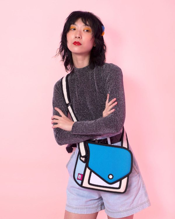 2D Shoulder Bag GIGGLE JUNIOR COLOR ME IN Airy Blue Hot on Sale - Image 2